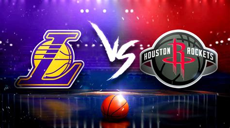 Lakers vs. Rockets prediction, odds, pick, how to watch .